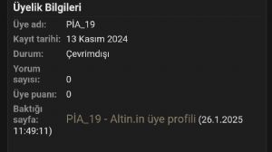 ASRİ6327, 26.1.2025 16:14:26 Tarihli Grafik