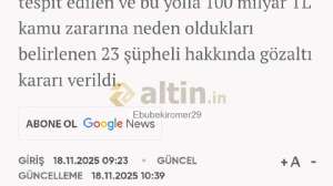 Ebubekiromer29, 18.11.2025 12:45:00 Tarihli Grafik