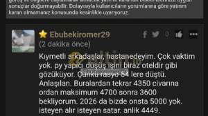 Ebubekiromer29, 7.1.2026 15:33:31 Tarihli Grafik